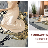 Minimalist Grey Animal Motif(Black)