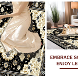 Luxurious Vintage Damask Motif(Black)