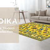 Lively Yellow Floral Texture(Yellow)