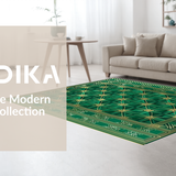 Abstract Gold Gray Fusion(Green)