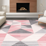 Vibrant Abstract Triangle Aesthetic(Pink)