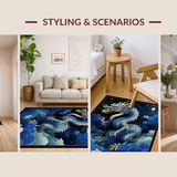 Magical Fantasy Dragon Motif(Blue)