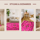 Rustic Preppy Textured Delight(Pink)