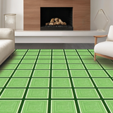 Vibrant White and Green Composition(Green)