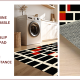 Contemporary Monochrome Checkerboard Style(Black)