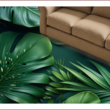 Lush Green Abstract Elegance(Green)
