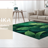 Lush Tropical Leaf Motif(Green)