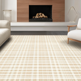 Warm Earthy Striped Visual Appeal(Beige)
