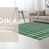 Chic Multi Colored Textile Harmony(Green)