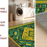 Vibrant Rustic Geometric Touch(Green)