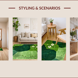 Earthy Floral Tapestry(Green)