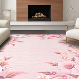 Cute Shaggy Contemporary Flair(Pink)