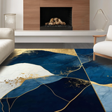 Striking Navy Blue Artistic Flair(Blue)