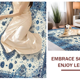 Luxurious Tiled Floral Aesthetic(Blue)