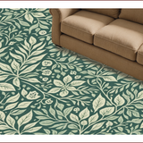 Vintage Forest Sage Green Area(Green)
