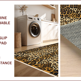 Fluffy Leopard Faux Fur(Beige)