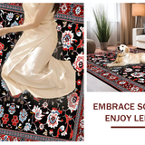 Luxurious Red Damask(Black)