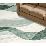 Chic Cream Sage Abstract Motif(Gray)