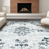 Artistic Abstract Floral Motif(Gray)