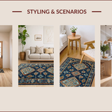 Vintage Tribal Medallion Aesthetic(Blue)