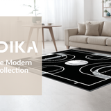 Dynamic Geometric Court Aesthetic(Black)