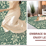 Vintage Forest Sage Green Area(Green)