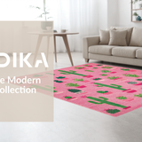 Modern Tropical Greenery Design(Pink)