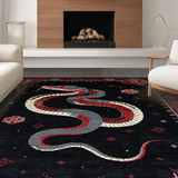 Stylish Modern Snake Graphic(Black)