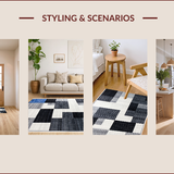 Modern Geometric Non Slip(Green)