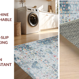 Minimalist Earth Tone Trellis Style(Blue)