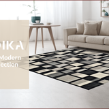 Bold Earthy Geometric Motif(Gray)