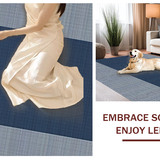 Artful Navy and White Composition(Blue)