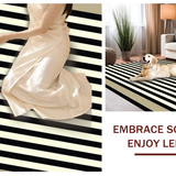 Trendy Geometric Black and Khaki(Black)