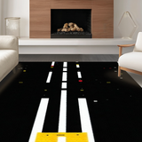 Aviation Inspired Colorful Play Mat(Black)
