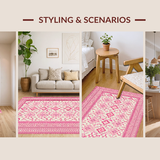 Vibrant Abstract with Modern Flair(Pink)