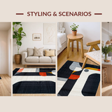 Artful Modern Distressed Texture(Black)