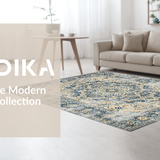 Chic Vintage Floral Medley(Blue)