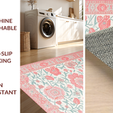Vibrant Ogee Coral Motif(Pink)