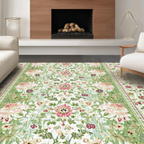 Rustic Cream Botanical Print(Green)
