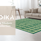 Trendy Vibrant Lattice Design(Green)