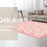 Whimsical Flower Motif in Pastel(Pink)