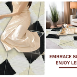 Trendy Open Space Geometric(Black)