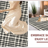 Chic Minimalist Monochrome Grid(Beige)