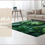 Lush Green Abstract Elegance(Green)