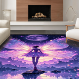 Vibrant Celestial Butterfly Motif(Purple)