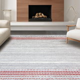 Stylish Red and Grey Lattice Arrangement(Gray)