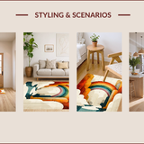 Elegant Contemporary Rainbow Design(Orange)
