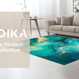 Vibrant Oceanic Patterned Art(Blue)