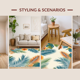 Bright Artistic Nature Motif(Beige)