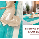 Artful Modernist Geometric Arrangement(Blue)